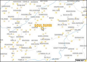 map of Douloumaï