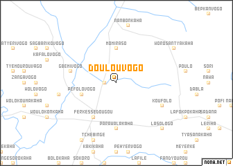 map of Doulouvogo