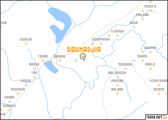 map of Doumadjia