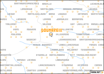 map of Doumareix