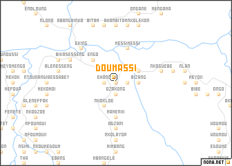 map of Doumassi