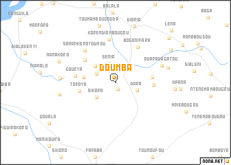 map of Doumba