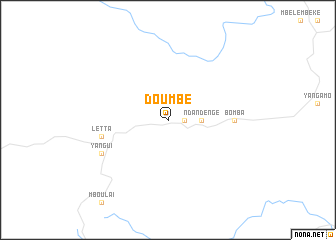 map of Doumbé