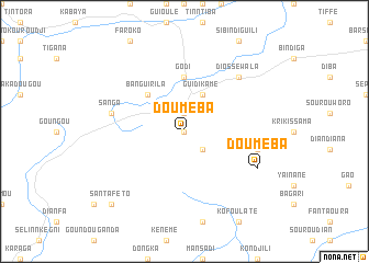 map of Douméba