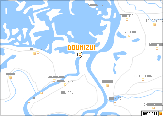 map of Doumizui