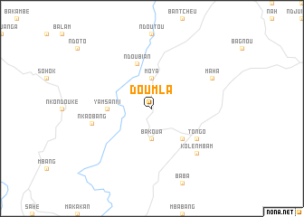 map of Doumla