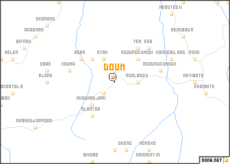 map of Doum