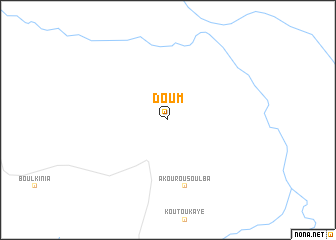 map of Doum