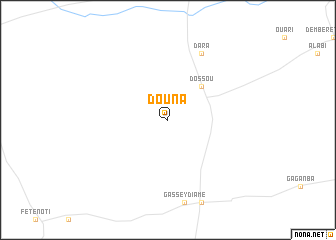 map of Douna