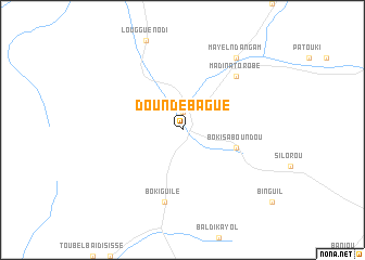 map of Doundé Bagué