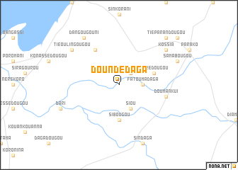 map of Doundédaga