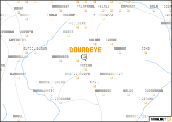 map of Doundeye