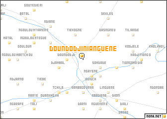 map of Doundodji Nianguène