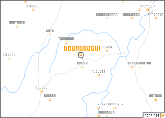 map of Doundougui