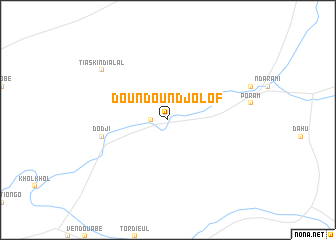map of Doundoun Djolof