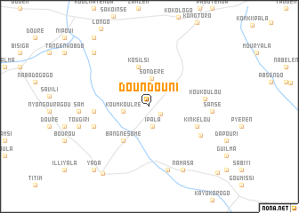 map of Doundouni