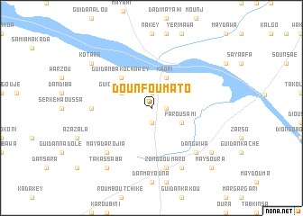 map of Dounfou Mato