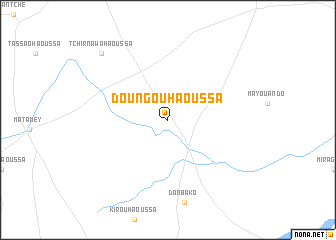 map of Doungou Haoussa