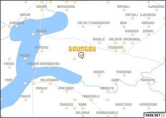 map of Doungou