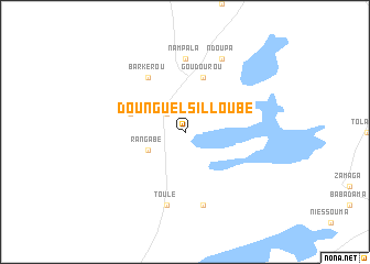 map of Dounguel Silloubé