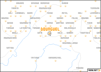 map of Dounguel