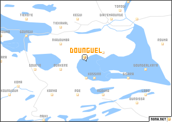 map of Dounguel