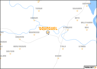 map of Dounguel