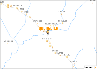 map of Dounguila
