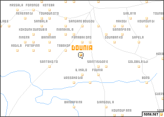 map of Dounia