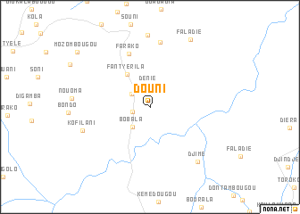 map of Douni