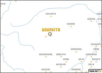 map of Dounkita