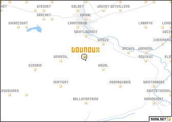 map of Dounoux