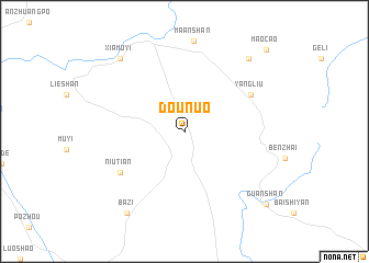 map of Dounuo