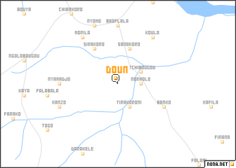 map of Doun