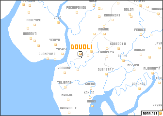 map of Douoli