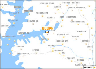 map of Doupa