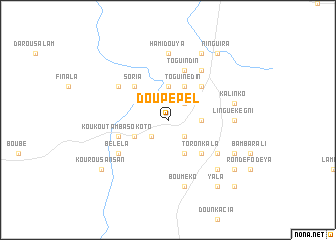 map of Doupepel