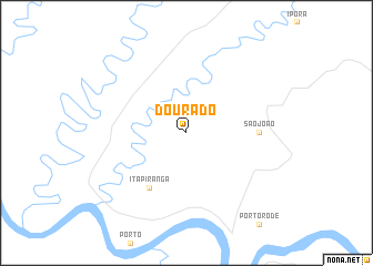 map of Dourado