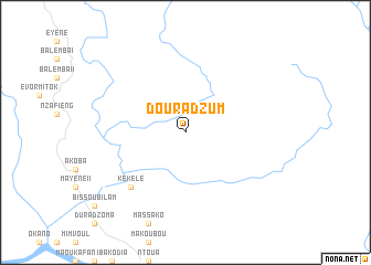 map of Douradzum