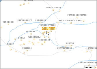 map of Dourān