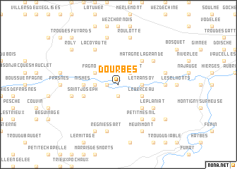 map of Dourbes