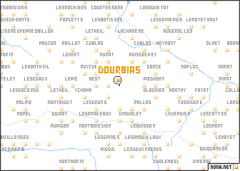 map of Dourbias