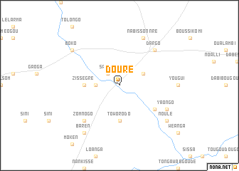 map of Douré