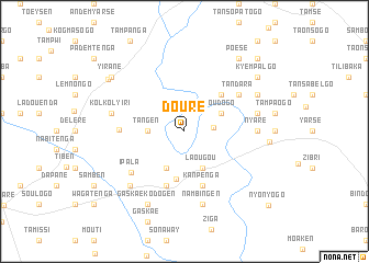 map of Douré