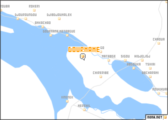 map of Dourmame