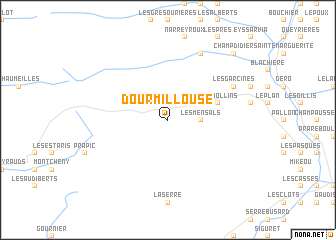 map of Dourmillouse
