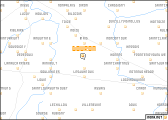map of Douron
