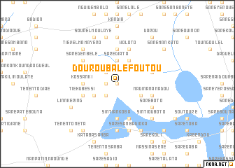 map of Douroubaléfoutou