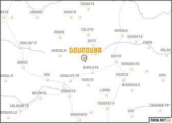 map of Dourouba