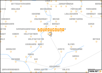 map of Dourougouna